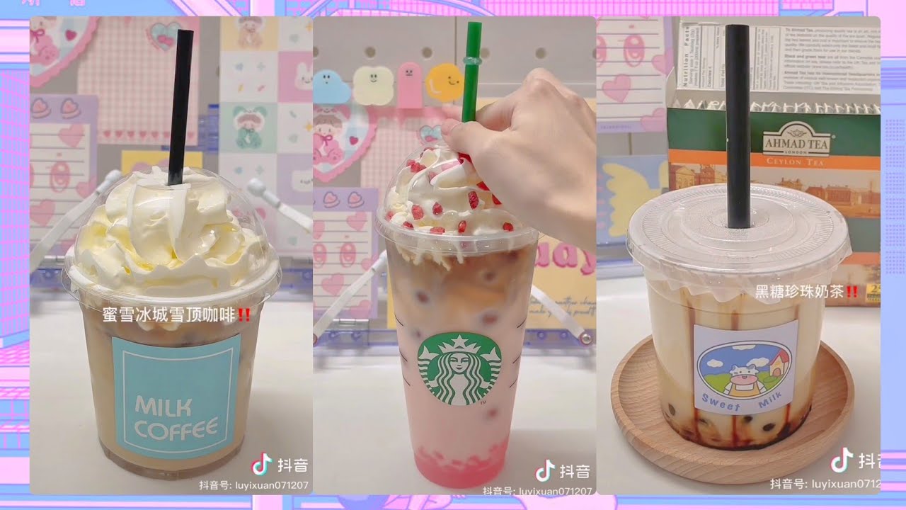 [Douyin] Làm thức uống giải khát mỗi ngày: trà sữa, trà, sữa tươi,...🍹🍵🥛🧋