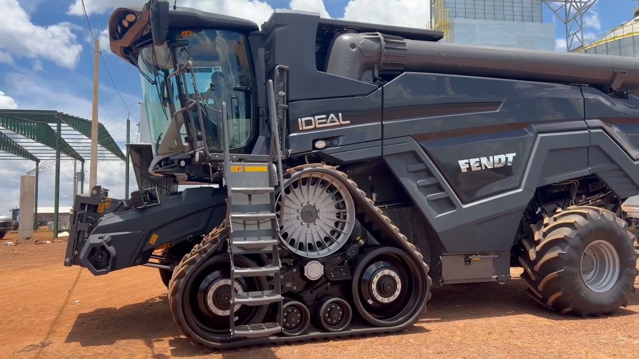 Testando a Colheitadeira Fendt IDEAL 8T no Campo | GGdeGoias