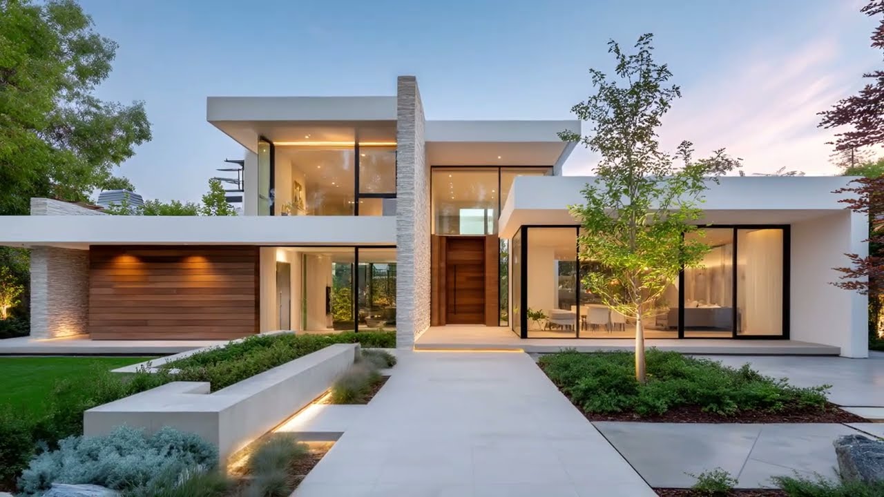 Top Minimalist House Exteriors 2025 | Modern Facade & Contemporary Home Design Inspiration