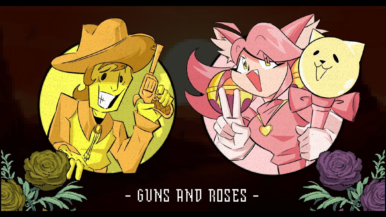 Deltarune - GUNS AND ROSES при участии Hatsune Miku [Cutie Mew Mew Magic X Petal Dance]