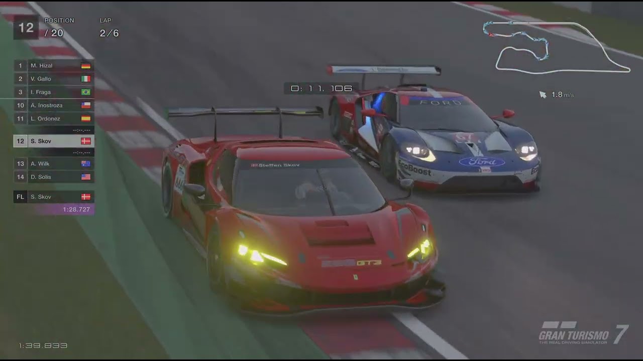 GT7 WorldGT Series Ch. Dp. Forest Rc. Ferrari 296 Gr.3