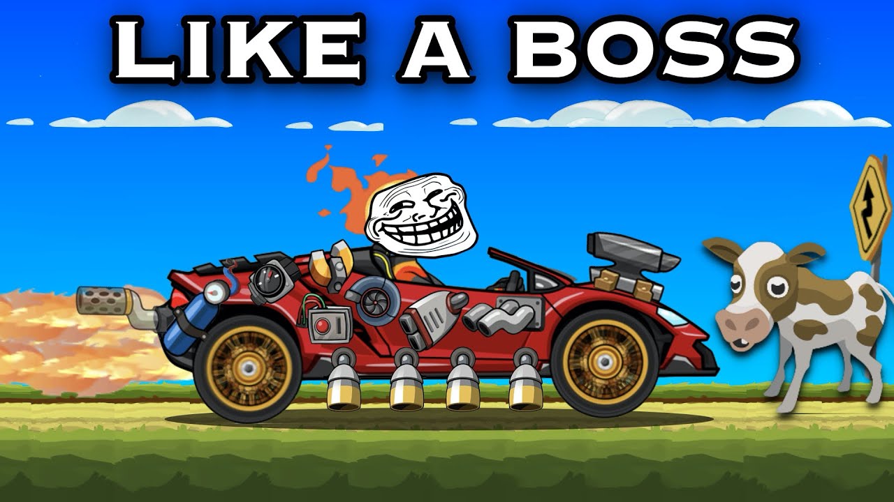 #3 | 🤩 30 МИНУТ 🔥 КАК БОСС 🔥 СМЕШНЫЕ И ЛЕГЕНДАРНЫЕ МОМЕНТЫ - HILL CLIMB RACING 2