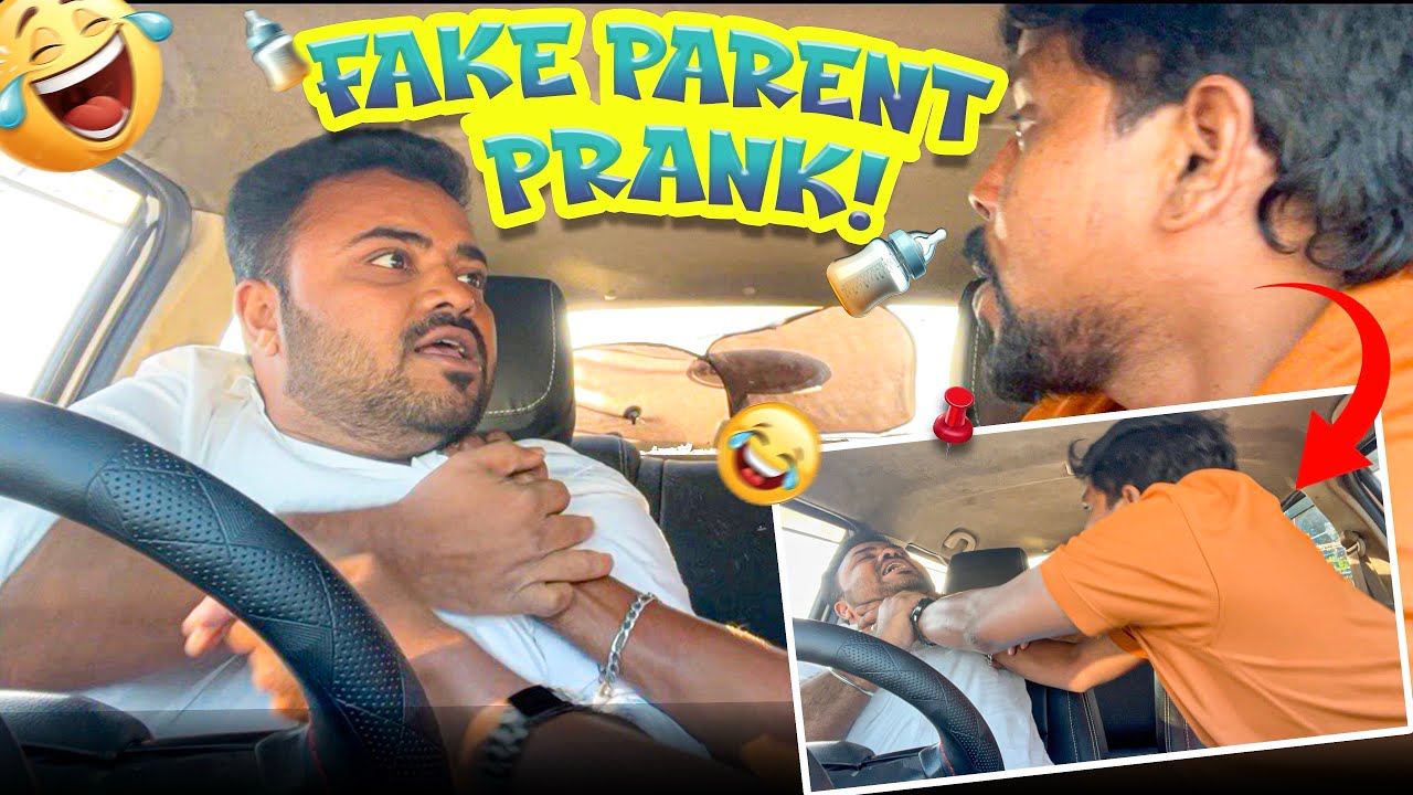 Fake Parent Prank 🤣 | Car Prank | Car fooling | Tamil Taxi Car Pranks