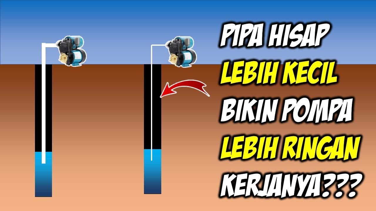 Memperlancar aliran pompa dengan pemilihan ukuran pipa hisap yang benar