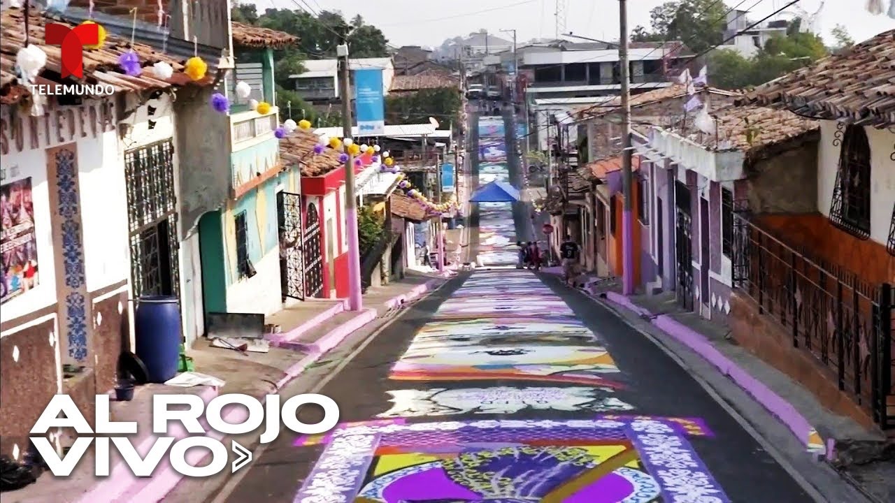 Viernes Santo: En El Salvador elaboran la alfombra de sal m&aacute;s grande para la procesi&oacute;n