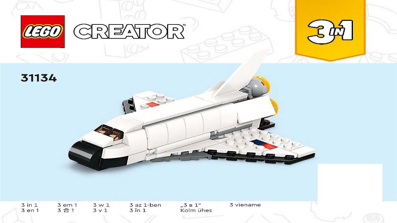 LEGO instructions - Creator - 31134 - Space Shuttle (Book 1)