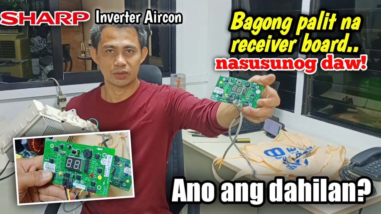 NO POWER | SHARP INVERTER AIRCON | NASUSUNOG ANG BOARD