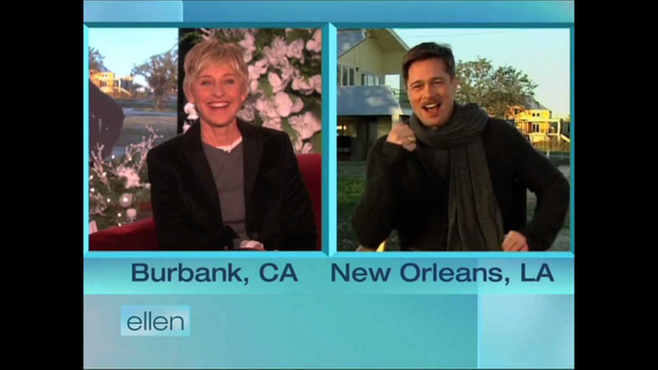 Ellen and Brad Pitt Help New Orleans