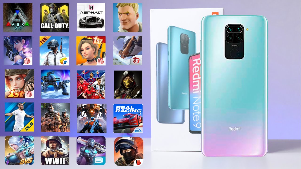 Game Test Xiaomi Redmi Note 9 Helio G85 | 20 Games Android | Fornite, Call of Duty, ARK, PUBG🔥🔥
