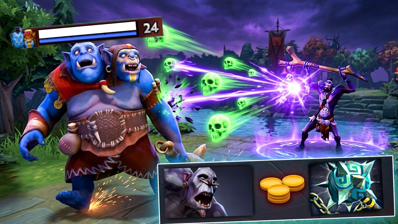 Mid Witch Doctor is the Easiest Way to Gain MMR in 7.41C 🔥