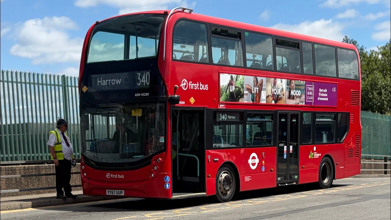 (Mirrorless Convert) Journey On Route 340 First London YY67UUP ADH45259
