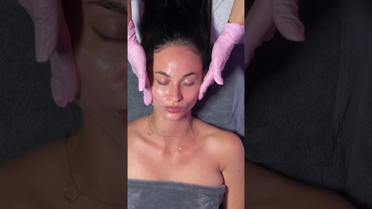 ASMR Facial Massage 11 minute version with brushing sounds, ice globes, and more to make you sleepy!