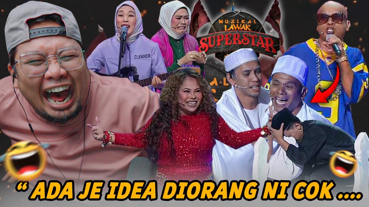 MAT1 PULA RAYA PERTAMA 🤣🤣 | KIMBAB & RODA | SEPARUH AKHIR | Muzikal Lawak Superstar 5 | REACTION
