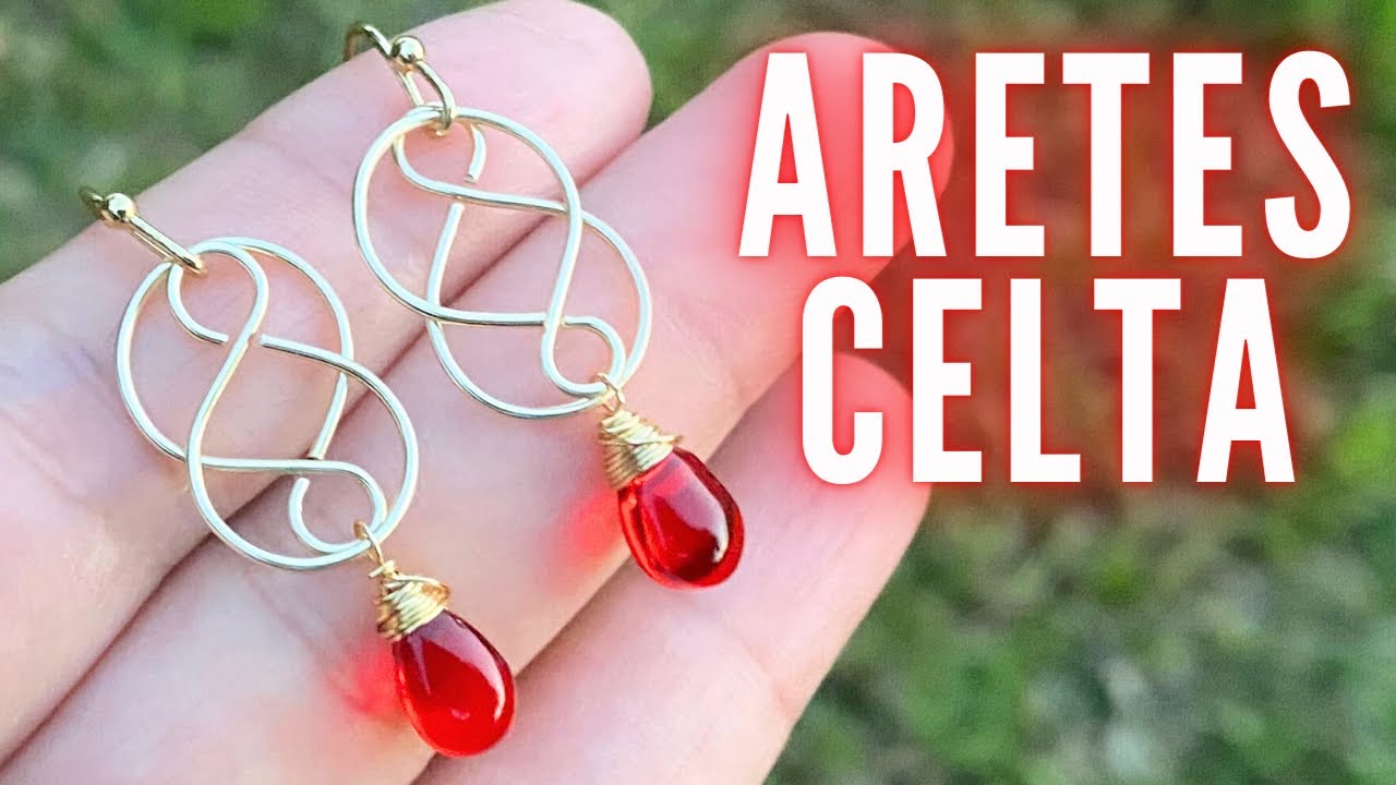 ARETES en ALAMBRISMO 🪢 DIY pendientes CELTAS