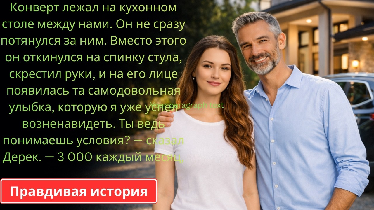 Мой зять сказал, что я должен платить 3 000 долларов в месяц, чтобы видеть своих внуков, поэтому....