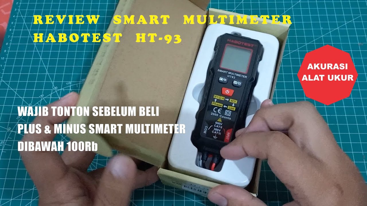 Review Akurasi Pengukuran Smart Multitester Dibawah 100Rb