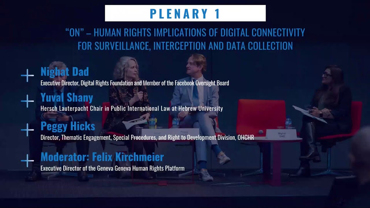 Human rights implications of digital connectivity for surveillance interception & data collection