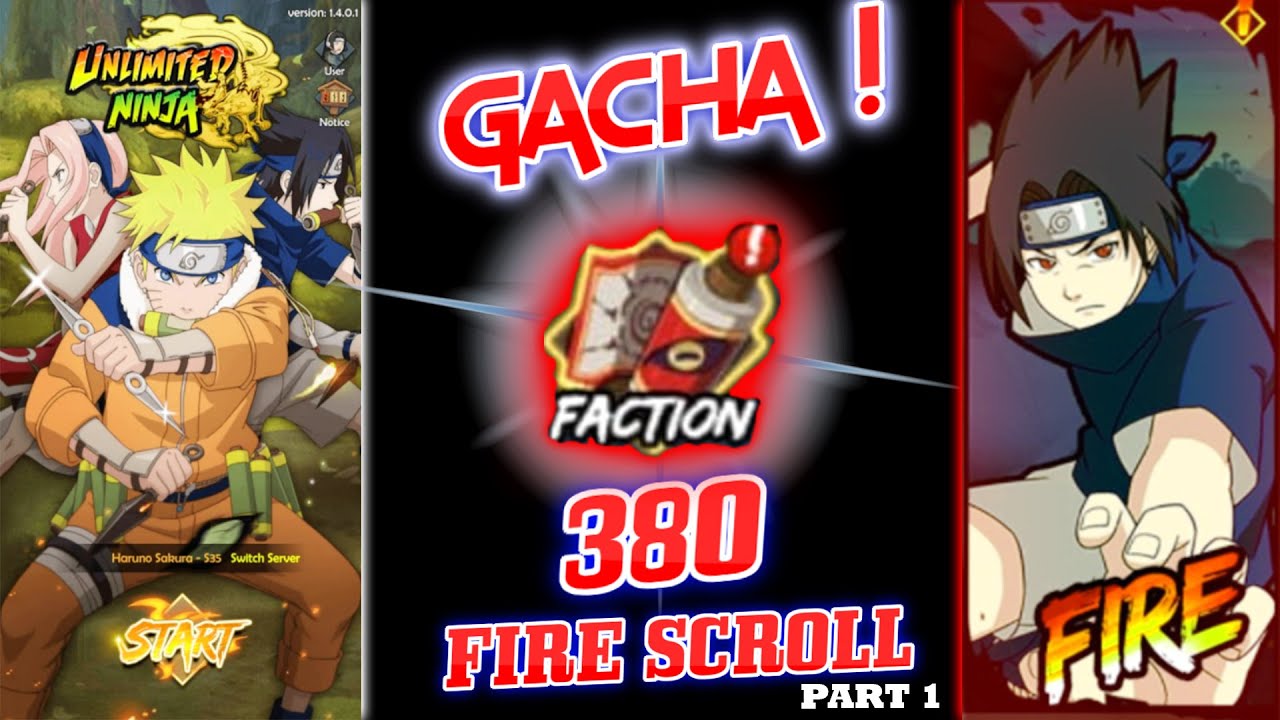 UNLIMITED NINJA IDLE RPG OPEN 380 FACTION FIRE !!