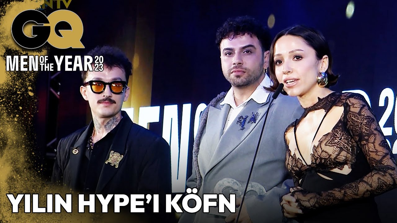 Yılın Hype'ı Seçilen KÖFN'e Ödülünü Zeynep Bastık Verdi | GQ Men of The Year 2023
