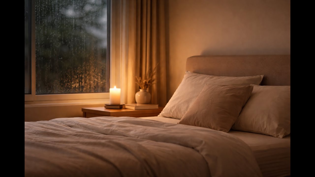 Gentle Rain at Night | Warm Sleep Sounds (No Talking)