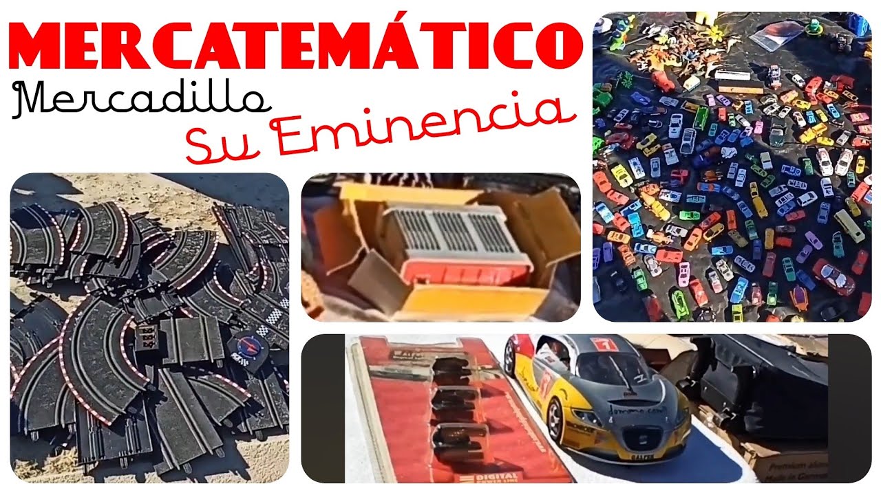 🔍 MERCATEMÁTICO Mercadillo SU EMINENCIA #SEVILLA 2025 🛒 Buscando #SCALEXTRIC🌟Qué compré