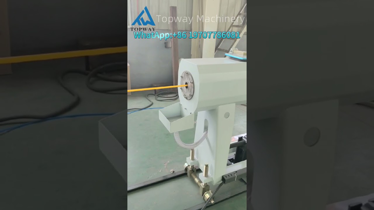How to make PE electric Orange Pipe Soft hose ? #extrudermachine #peorangepipe #plasticextrusion
