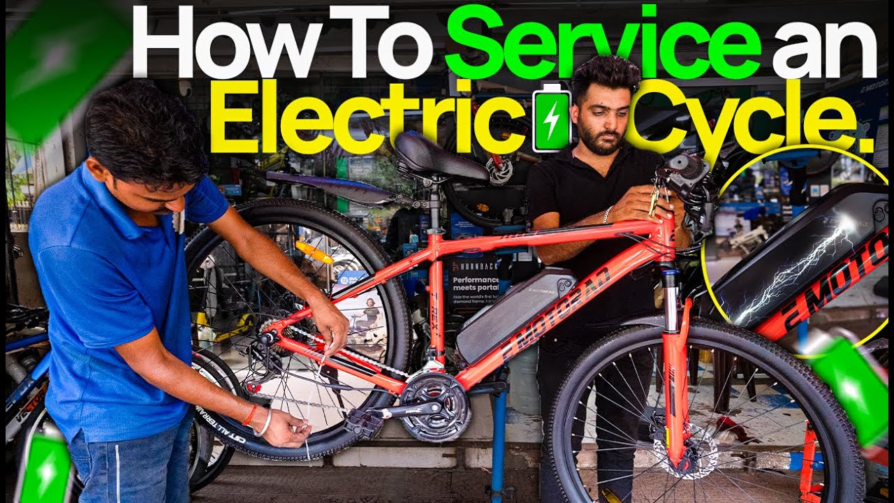 How to Service an Electric Cycle ? | Detailed Process !
