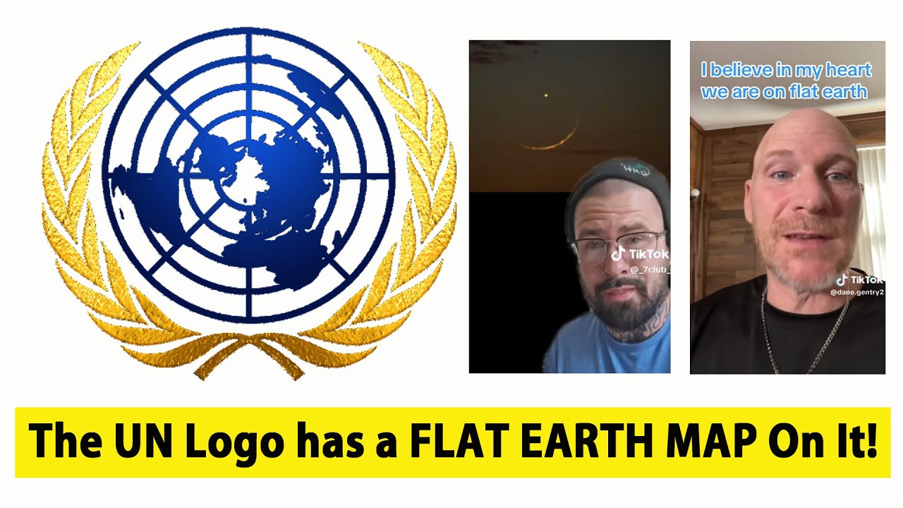 The UN Logo has a FLAT EARTH MAP On It!