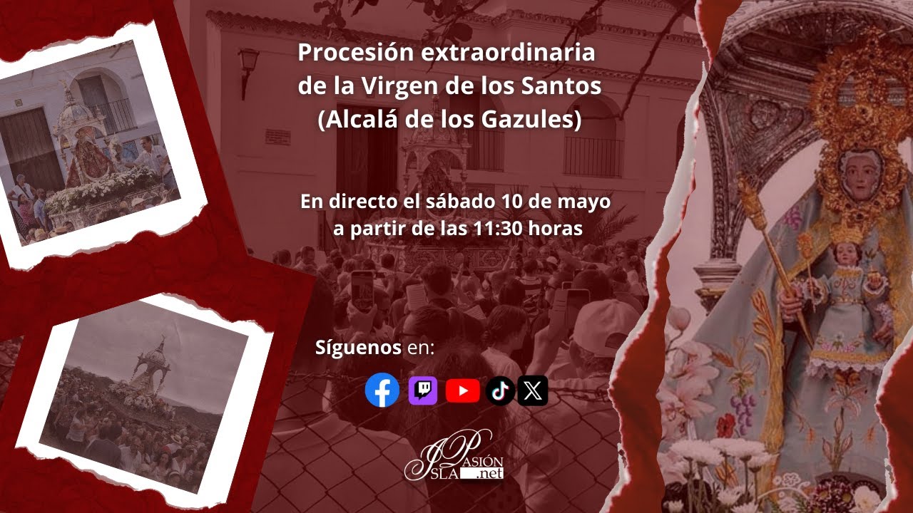 #DIRECTO | Procesión extraordinaria de la Virgen de los Santos | Alcalá de los Gazules | 2025