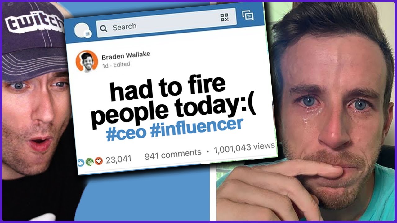 He Posted A Crying Selfie While Firing People...
