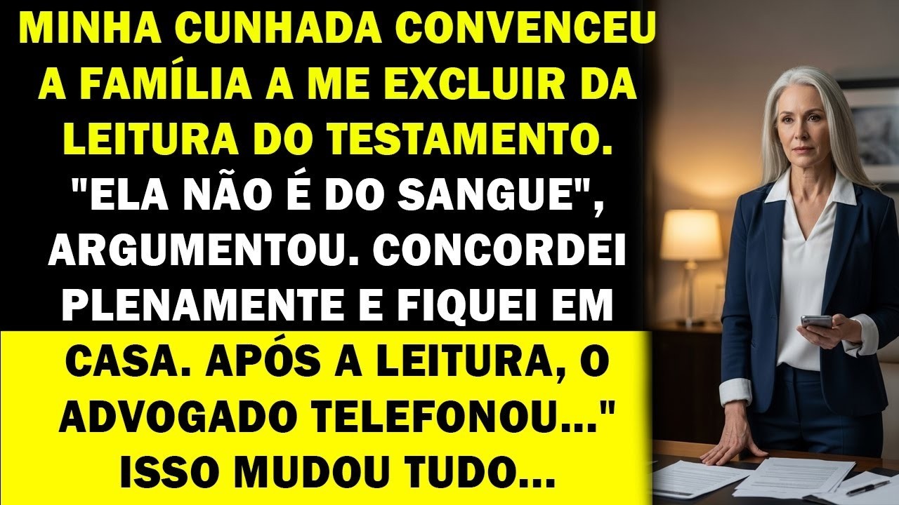 '‘Você não é da família!’ gritou minha cunhada — mas o advogado mostrou quem realmente tinha razão