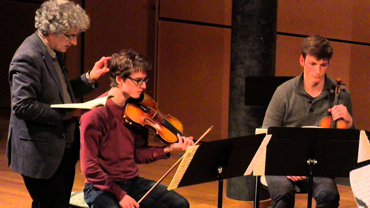 Master class avec Jean Sulem, altiste du Quatuor Rosamonde