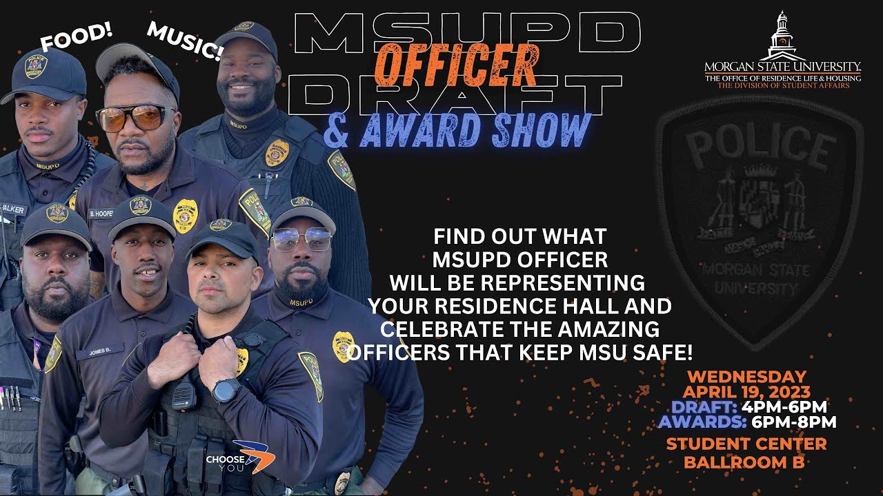 Morgan State University Police Department Officer Draft & Award Show
