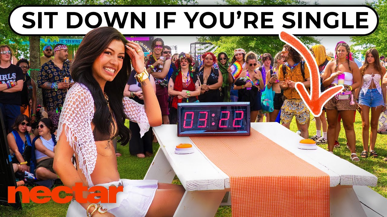 speed dating 80,000 strangers at a music festival