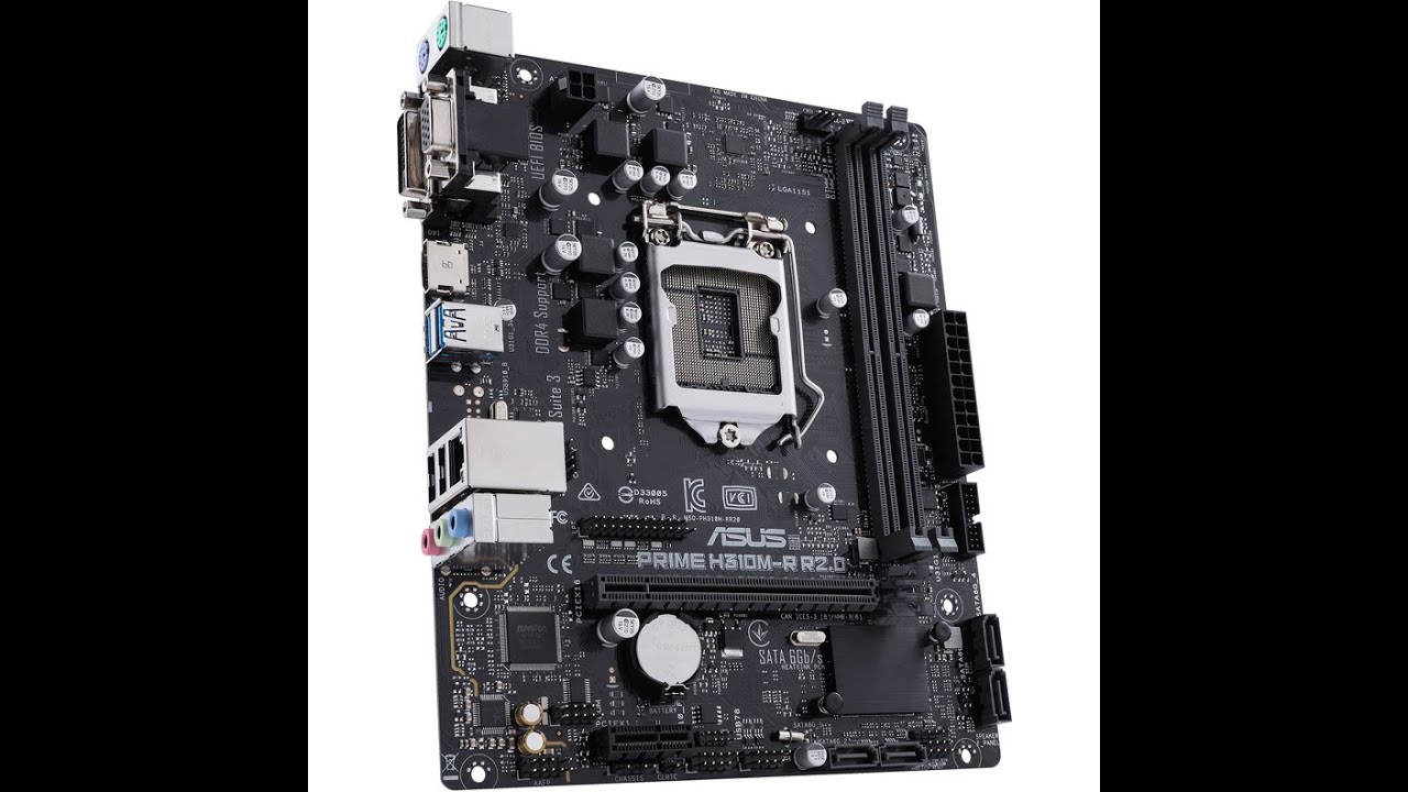 ОНЛАЙН ТРЕЙД.РУ — Материнская плата ASUS PRIME H310M-R R2.0 (LGA1151v2, mATX)  Код товара: 1616738.