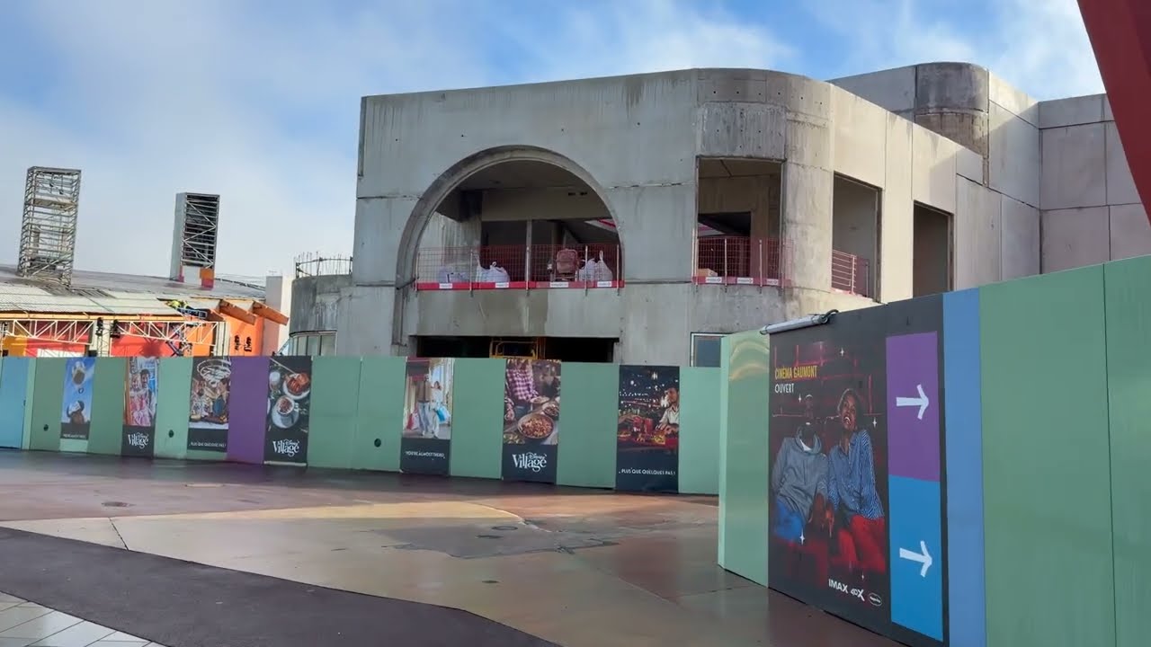Disney Village, 31.01.2026 Construction Update [4K] Disneyland Paris 2026