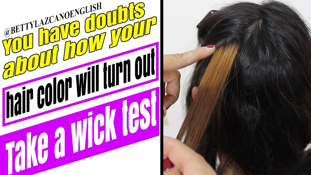 How to do a strand test to see if you can bleach your hair without damaging it @bettylazcano