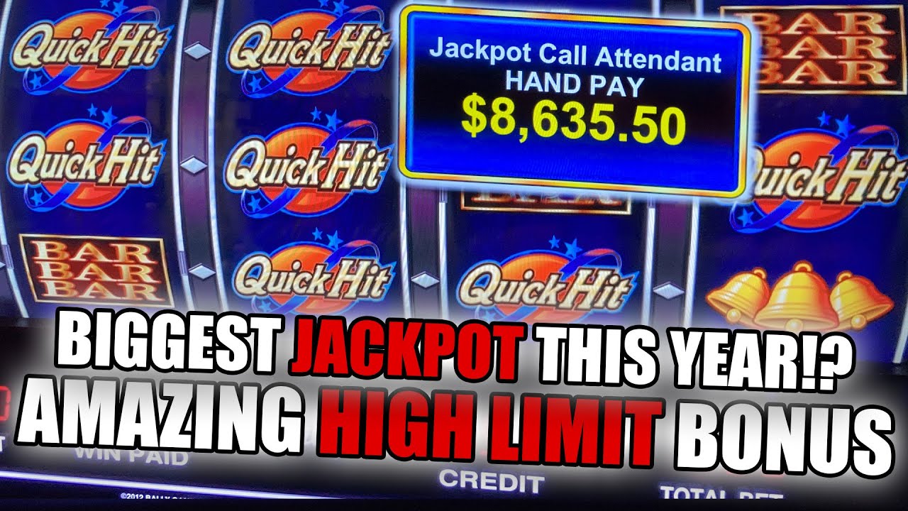 BIGGEST HIGH LIMIT JACKPOT ON YOUTUBE 2021 ★ QUICK HIT PROGRESSIVE WIN ➜ INSANE FREE GAMES!