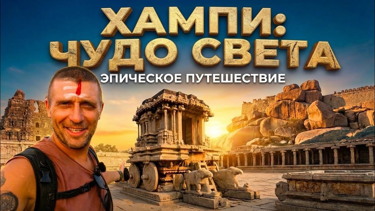 Кто построил? 🗿 Индия Хампи древнее Чудо света, о котором вы не знали. Забытая империя Виджаянагара.