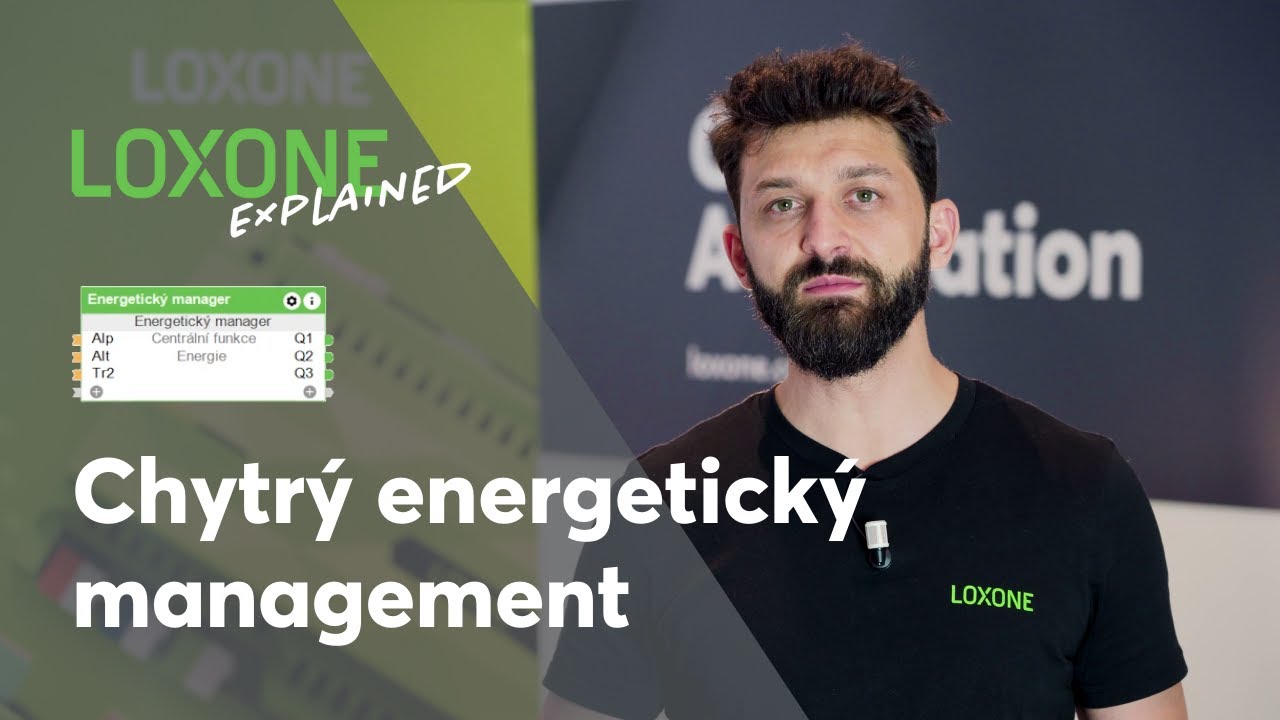Loxone Explained: Chytrý energetický management s Loxone | CZ | SK titulky