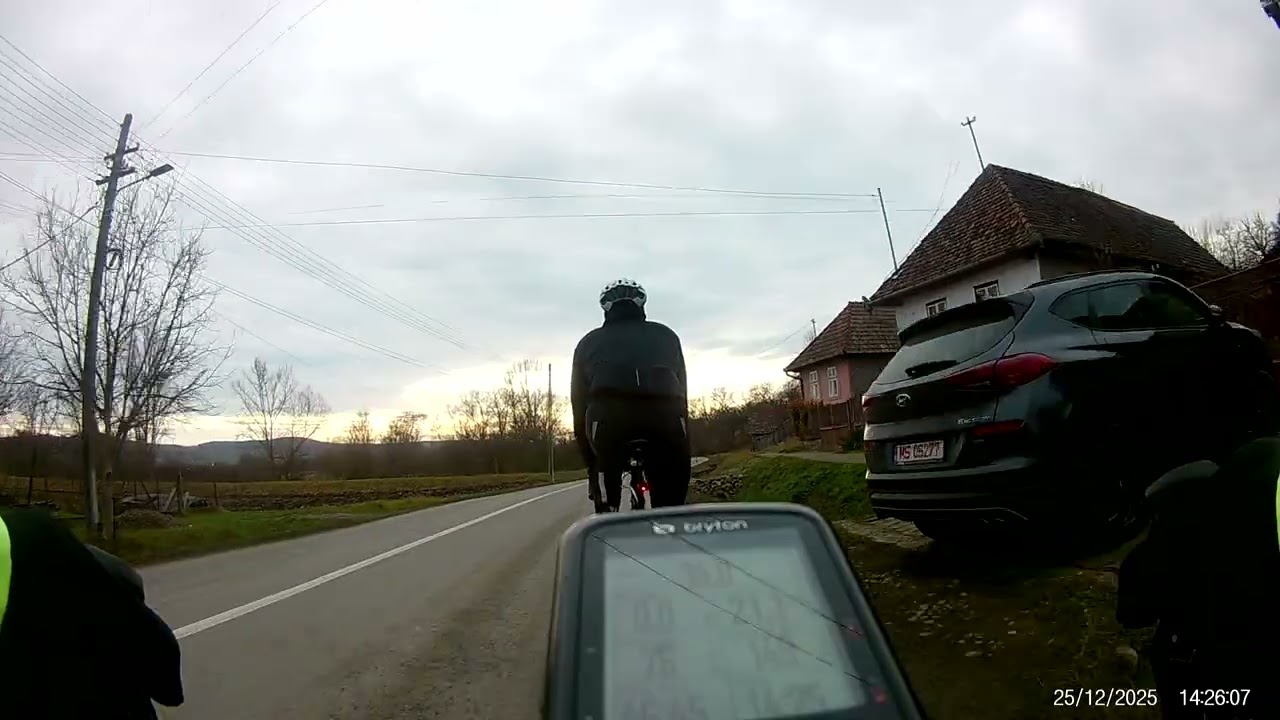 Tg. Mureș - Tâmpa - Acățari - Tg. Mureș 25.12.2025 (5)//Gălești - Sânvăsii - Bolintineni