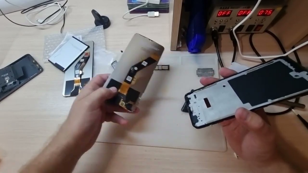 Разборка и Замена Дисплея Tecno spark 10c