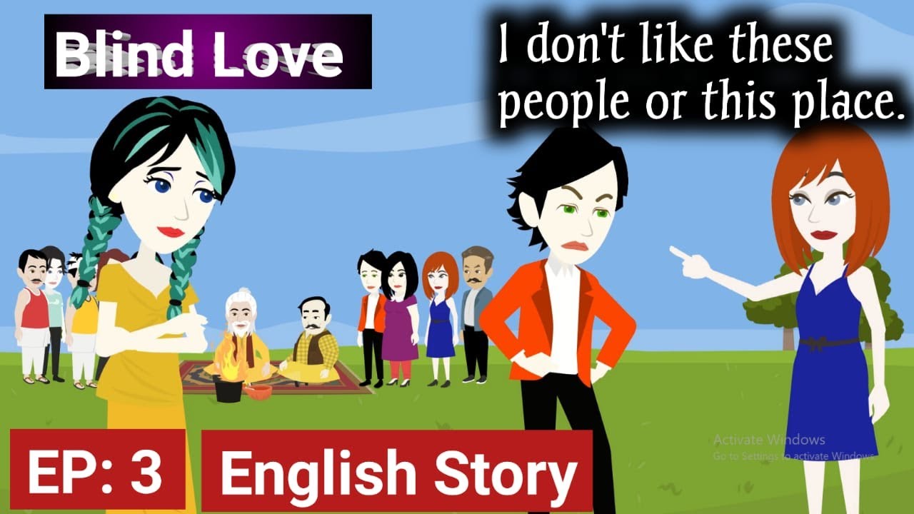 Blind Love #3 |Animation Story |English Story |Learn English |Cartoon Video |Subtites |Nabbo Toons