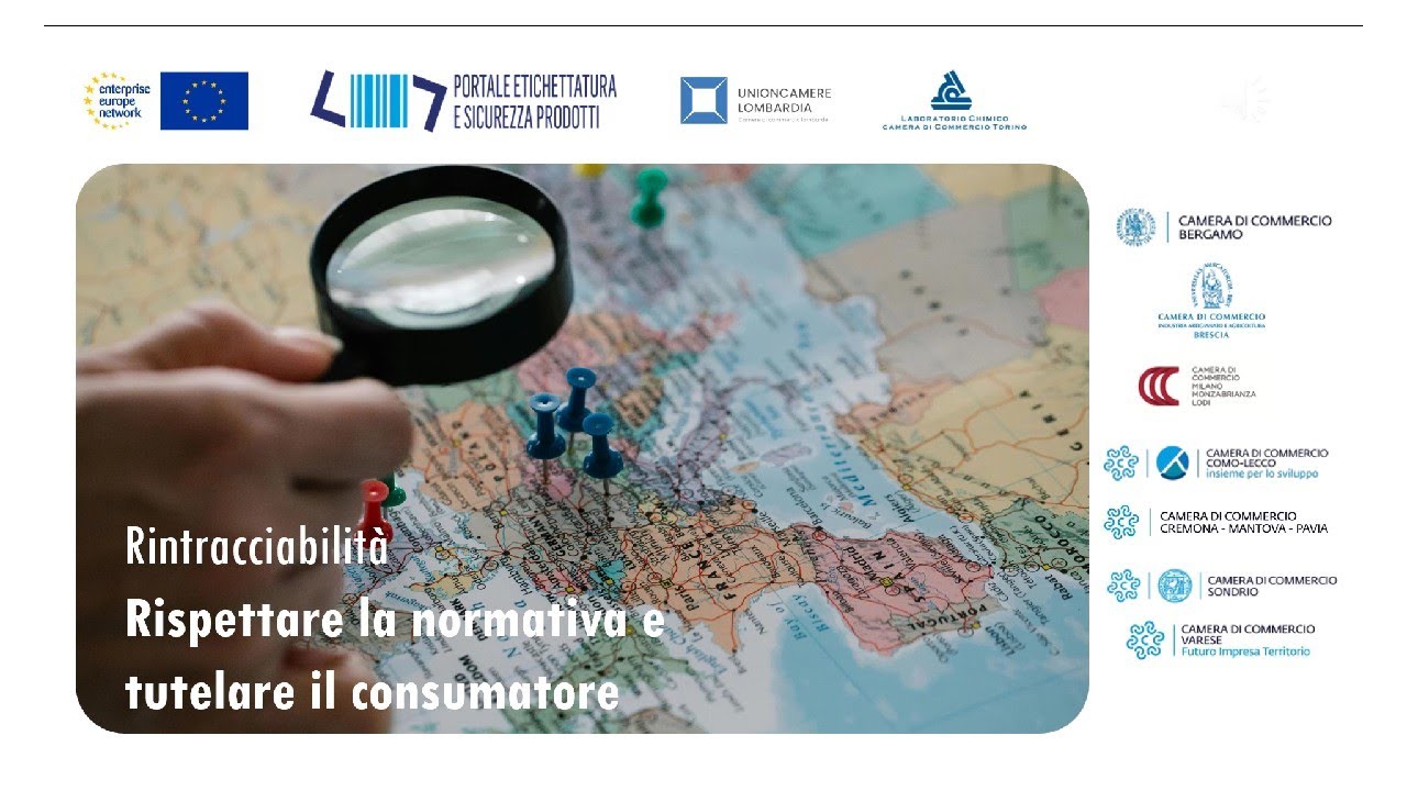 Rintracciabilità Rispettare la normativa e tutelare il consumatore