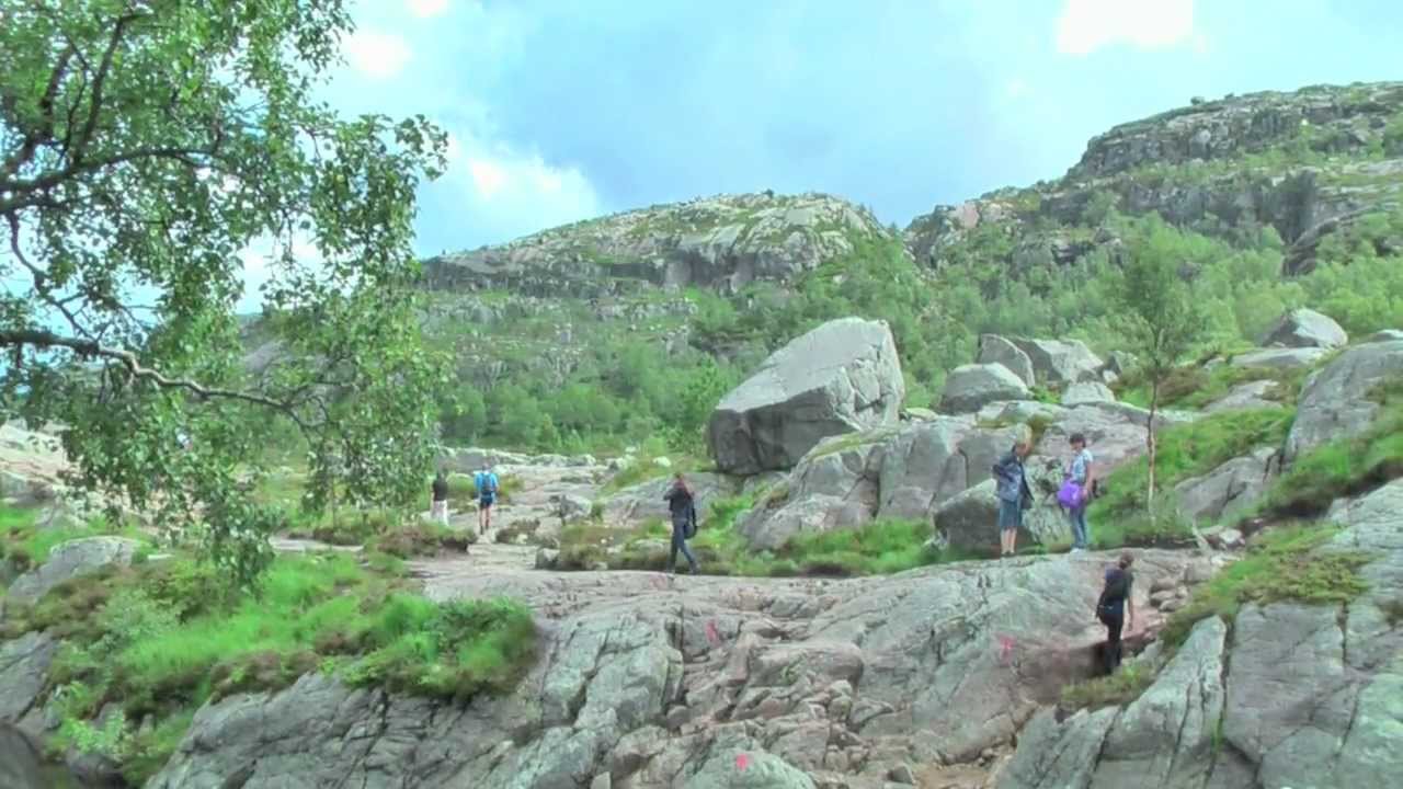 Climbing Preikestolen Stavanger Norway