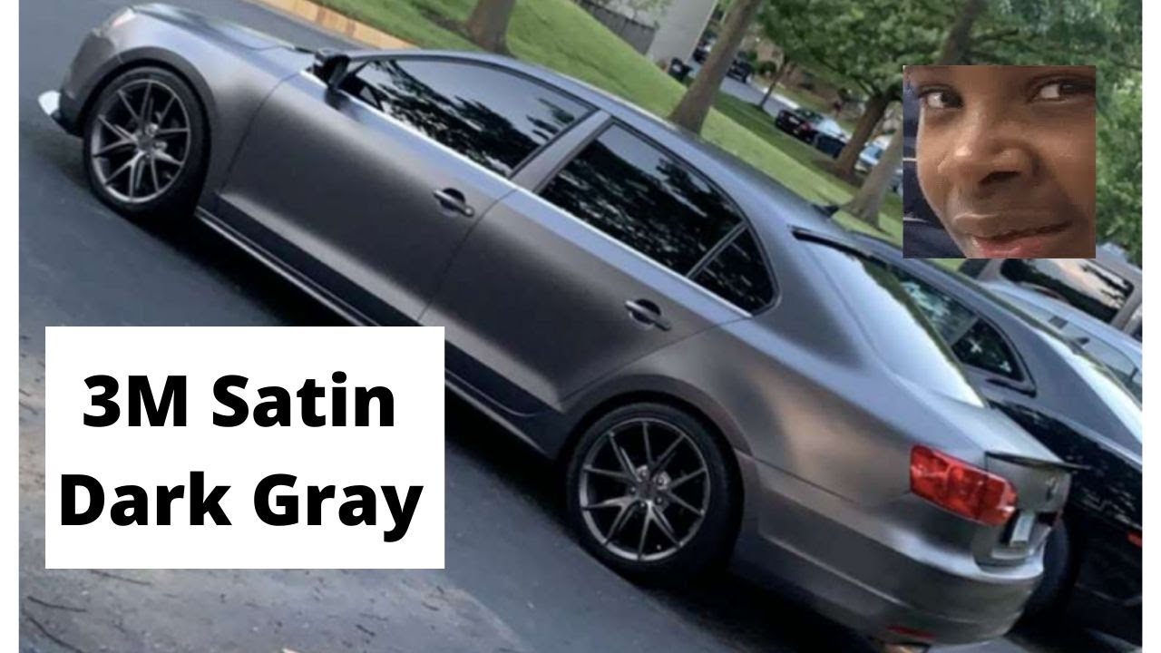 VW JETTA FULL WRAP IN 3M Satin Dark Gray