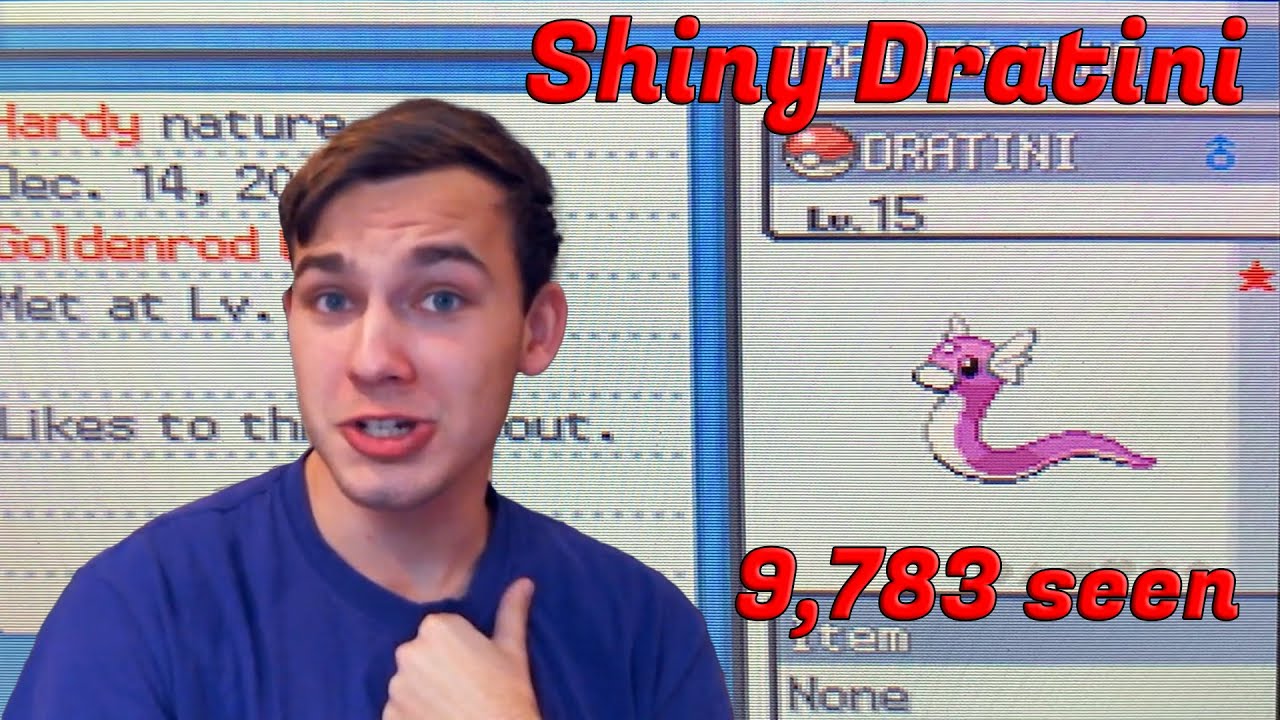 Shiny Dratini in 9,783 encounters at the Game Corner #147 in Pokémon HeartGold and SoulSilver