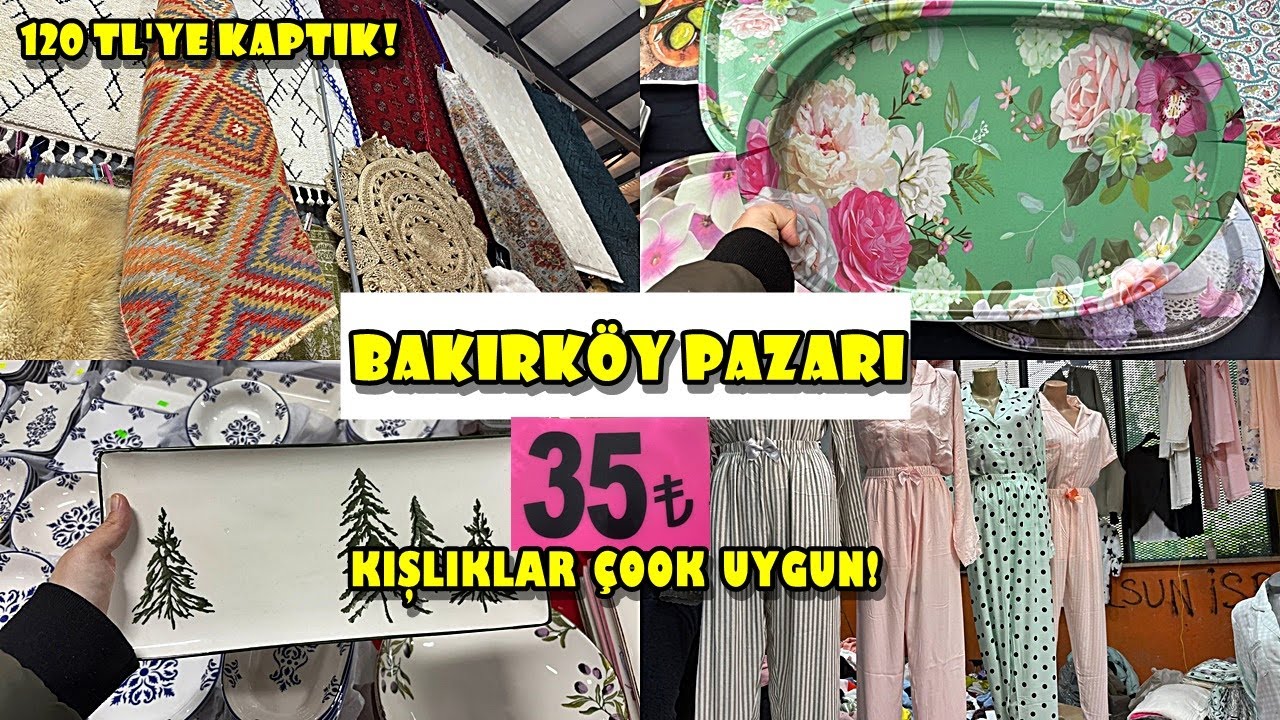 Biggest Bazaar of lstanbul! Istanbul Bakırköy Saturday Bazaar in Istanbul Turkiye /shopping vlog