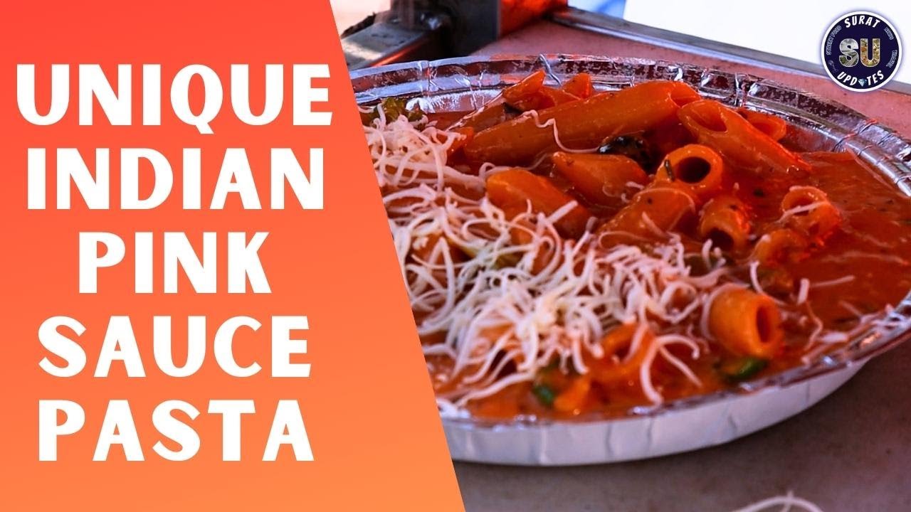Creamy Pink Sauce Pasta Recipe | Indian Street Food #streetfood