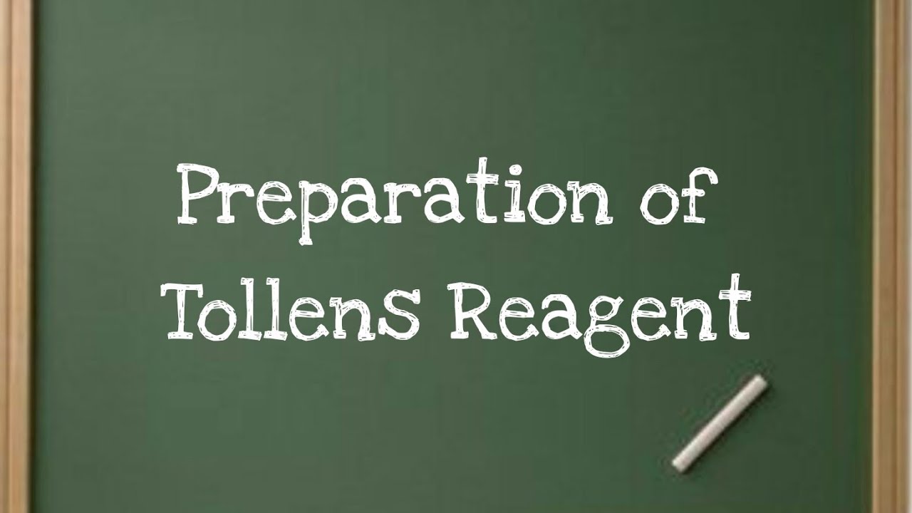 Preparation of Tollens Reagent